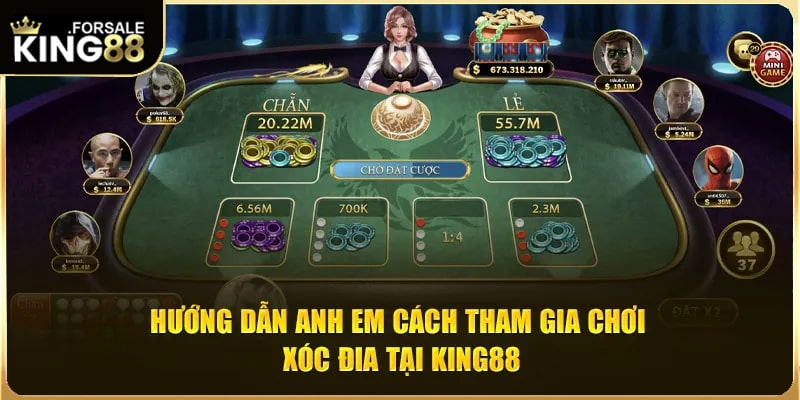 Cách chơi xóc đĩa tại King88